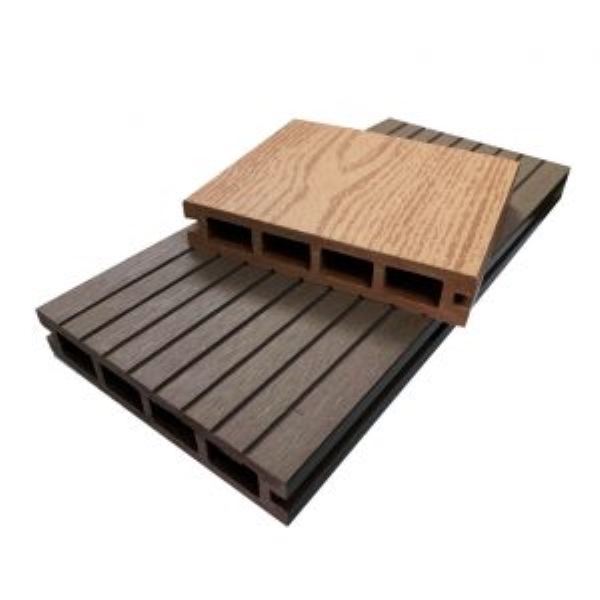 Sàn gỗ rỗng ngoài trời HM.R01.140x25 - Sàn Gỗ Nhựa Hoàn Mỹ - Công Ty CP Sản Xuất Và Xây Dựng Hoàn Mỹ